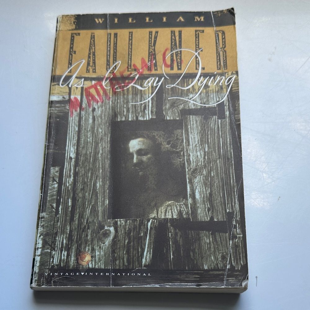 As I Lay Dying by William‎ Faulkner Paperback Book